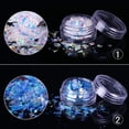 thumbnail image 6 of Nail Giltter Sequines Fluorescent Glass Paper Dust Powder Nail Art DIY Decor, 6 of 7