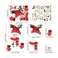 thumbnail image 3 of LQPWZU Christmas Snowman Stickers, Gift Decoration Stickers, PVC Self-adhesive Cartoon Funny Snowman Refrigerator Stickers, Window Stickers, 3 of 6