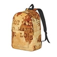 thumbnail image 1 of Balery Not All Those Who Wander Are Lost2 Mochila Clásica Impresa Básica para Viaje, Mochila Escolar Resistente al Agua, Mochila de Lona con Correas Ajustables-Medium, 1 of 5