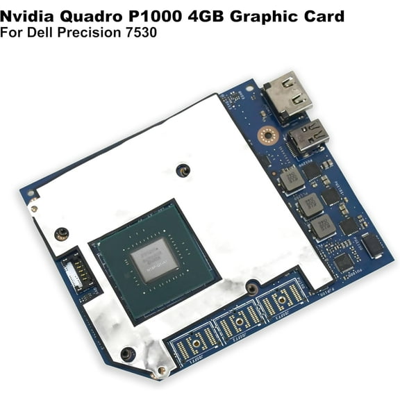 Dell Precision 7530 Laptop Nvidia Quadro P1000 4GB Graphics Card 4GD86 | High-Performance GPU for Workstations