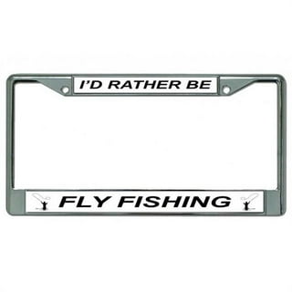 13+ Fishing License Plate