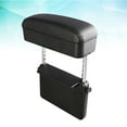 thumbnail image 2 of WAXIAYU Multifunction Car Mounted Armrest Box Adjustable Elbow Support Pad Car Center Storage Case (Black with Black Thread), 2 of 9