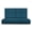 Fenbrook Blue Cove, variant on RSH Décor Indoor Outdoor Foam Back Deep Seating Loveseat Cushion Set, 46”x 26” x 5” Seat and 23” x 21” x 3" Back, Fenbrook Teal