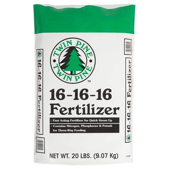 20lb 16-16-16 Fertilizer - All Purpose Plant Food for Trees, Shrubs & Gardens - Fast Acting, Balanced NPK Formula for Quick Green-Up & Vigorous Growth