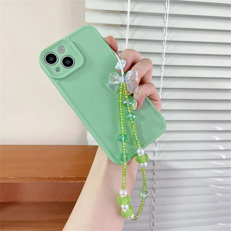 Mobile Phone Straps Anti-Lost Bowknot Short Rope Phone Lanyard Phone Charm  Mobile Phone Straps Wrist Hand Lanyard Hanging Rope Hand Strap C 