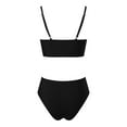 Yteetum Swim Suits for Women 2024 Sexy Fashion Summer Low Waist Bikini Set Bathing Suits