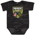 thumbnail image 3 of Inktastic Proud Military Daughter Soldier Hero Girls Baby Bodysuit, 3 of 5