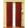 Eclipse Jacquard Energy Efficient Curtain Panel, Burgundy, Set of Two