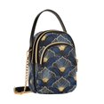 thumbnail image 7 of FORMRS Crossbody Bag for Women Quilted Travel Shoulder Cell Phone Purse with Chain Strap Handbag, Elegance Art Pattern, 7 of 7