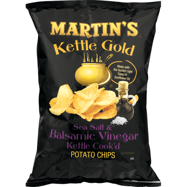 Martin's Kettle Gold Kettle Cook'd Sea Salt & Balsamic Vinegar Potato
