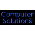 thumbnail image 1 of Computer Solutions LED Neon Sign 13 x 32 - inches, Clear Edge Cut Acrylic Backing, with Dimmer - Bright and Premium built indoor LED Neon Sign for Computer & Electronics store decor., 1 of 7