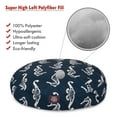 thumbnail image 2 of Majestic Pet | Sea Horse Round Pet Bed For Dogs, Removable Cover, Navy, Medium, 2 of 5