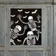 thumbnail image 3 of Calcomanías de ventana BRI esqueleto de Halloween 90x80 cm pegatinas reutilizables, 3 of 3