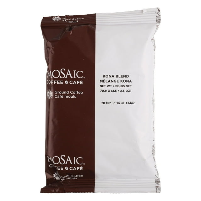 Mosaic 2.5oz Medium Kona Blend Coffee | 2.5Z/Unit, 48 Units/Case
