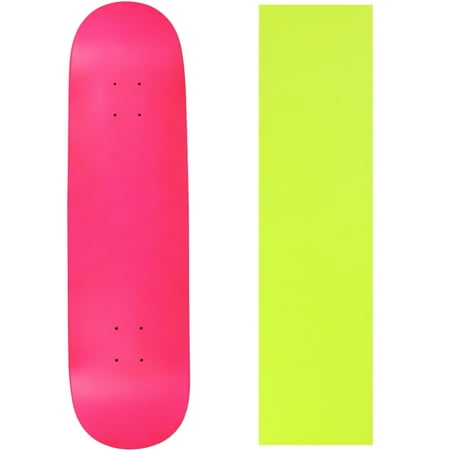 Skateboard Deck Pro 7-Ply Canadian Maple NEON PINK With Griptape 7.5  - 8.5 price history on PriceWatchPro