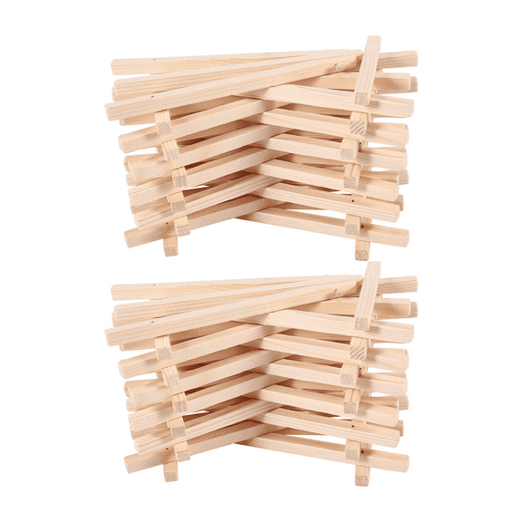 24 Pack Mini Wood Display Easel Easels Set For Paintings Craft Small Acrylics Oil Projects