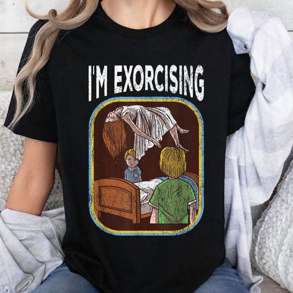 Unisex Horror Movie Vintage Nostalgia T-Shirt, Sizes S-5XL, Tbun,