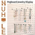 thumbnail image 3 of HUHOLE Pegboard Hooks 2 inch,for 1/8" or 1/4" Pegboard Panel, 50PC, 3 of 7