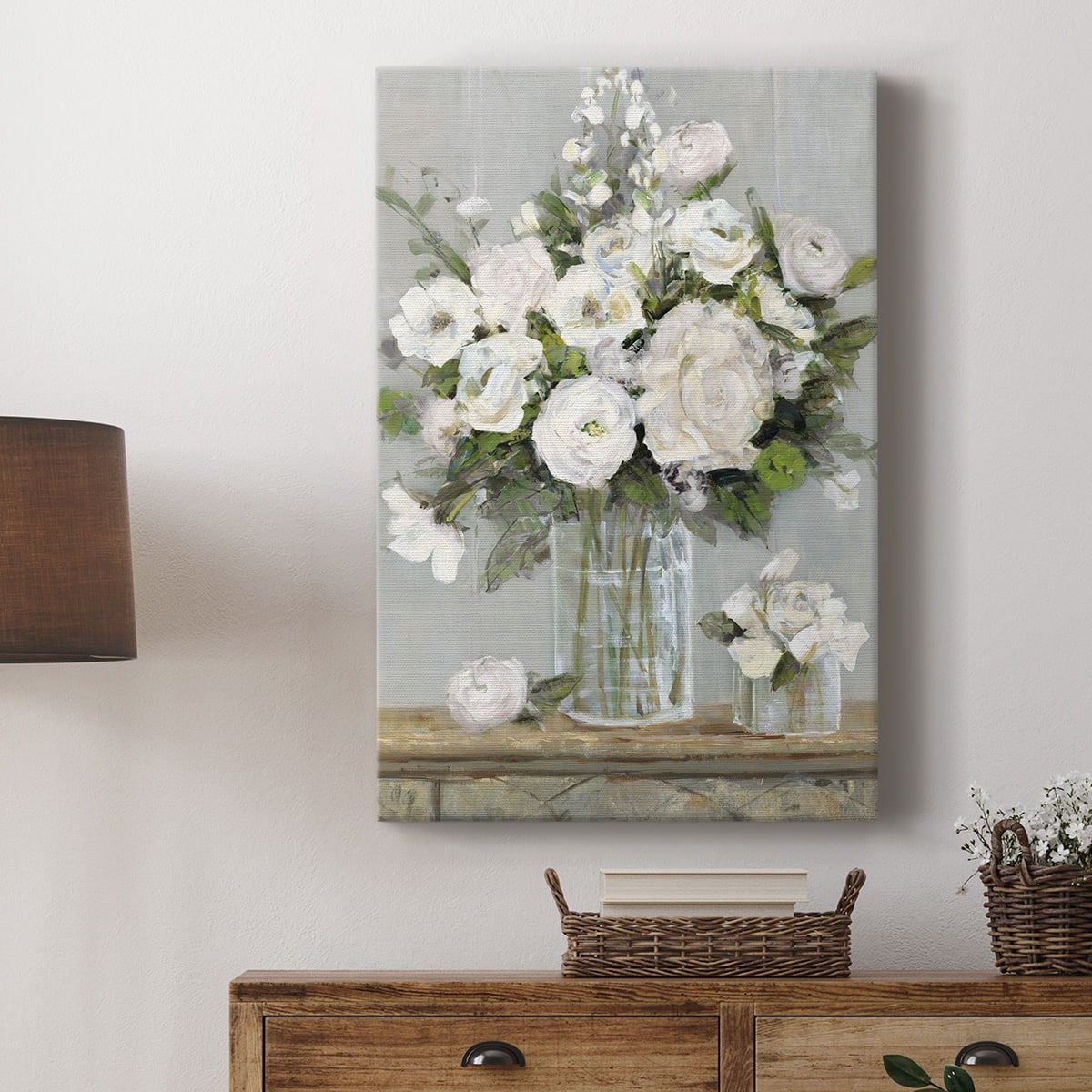 Cottage Whites Premium Gallery Wrapped Canvas - Ready to Hang
