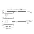 thumbnail image 2 of WAC Lighting Ion 2in Square Recessed Light with New Frame-in Kit in White, 2 of 2