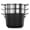 Black, variant on Fkszll 3 Pcs Double Boiler Pot Set with Spoon, 1.8QT Melting Pot with 2.54QT Stainless Steel Boiler, Chocolate Melter for Butter Candy Cheese Wax