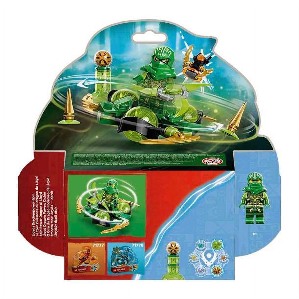ＪＵＮ Lego Ninjago Lloyd's Dragon Power Spinjitzu Return 71779 - Walmart.com