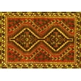 thumbnail image 1 of Ahgly Company Indoor Rectangle Persian Yellow Traditional Area Rugs, 7' x 10', 1 of 4