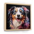 thumbnail image 2 of Designart "Aura Of The Australian Shepherd II" Animals Dog Floater Framed Wall Decor, 2 of 5