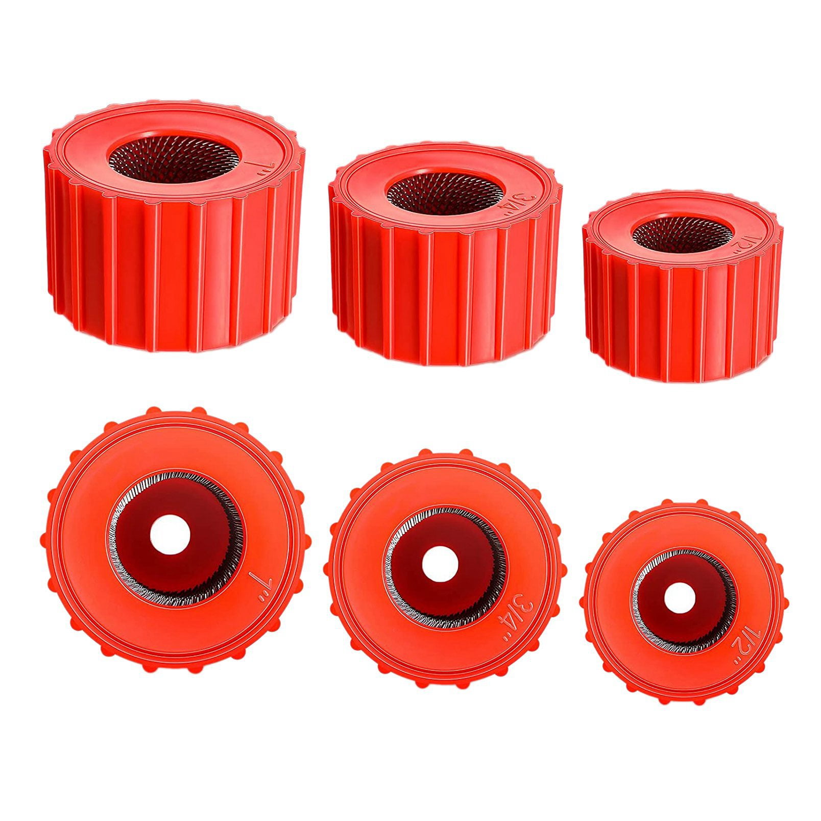 6 Pieces Copper Pipe Cleaners, Handy Sized Plumber, Tube Cleaning Brush