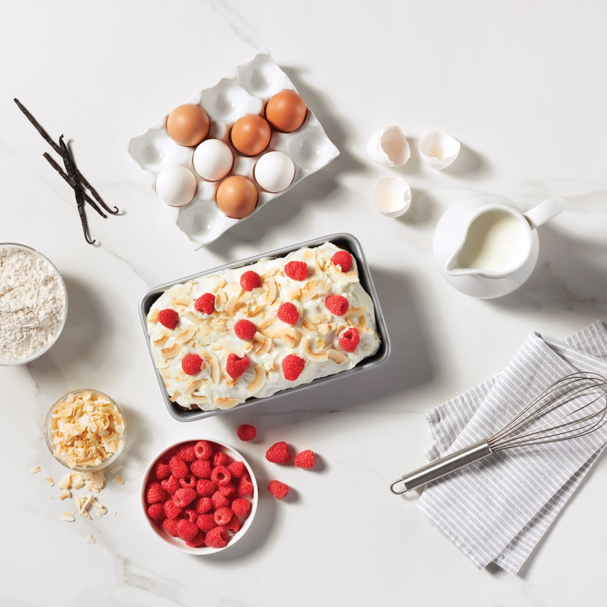 The Rock Wave Loaf Pan, Rectangular 5"x9", Heavy Gauge Carbon Steel Construction, Non-Stick, No PFAS, No PFOA, ROCK 5X9" LOAF PAN