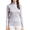 Gray, variant on Turtleneck Mulberry Silk Thermal Shirts for Women Long Sleeve Tops Lightweight Base Layer Shirt