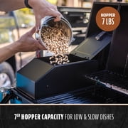 Pit Boss Tabletop Pellet Smoker, 256 Square inch Wood Fired Pellet Grill, Onyx Series