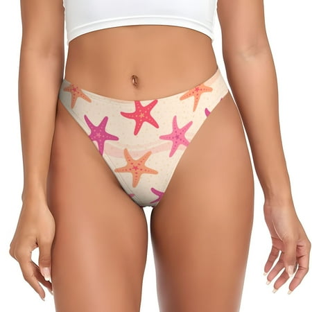 Sigee Starfish for Women s G-String Panty  Low Rise  Soft Lace Perfect for Everyday Wear or Special Occasions-Small