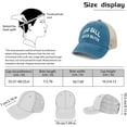 thumbnail image 4 of 2nd Ball Scratches Golfer hat Womens Trendy Golf Lover Golf hat Men Cycling Cap Vintage for Handyman, 4 of 8