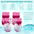 thumbnail image 2 of GASTROPOD 4Pcs Dog Booties,Breathable and Adjustable Dog Shoes for Hot Pavement,Comfortable Mesh Dog Boots,Pink, 2 of 7