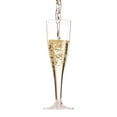thumbnail image 6 of 100 Pack Plastic Champagne Flutes, 5 Oz Clear Plastic Toasting Glasses, Disposable Wedding Party Cocktail Cups, 6 of 7