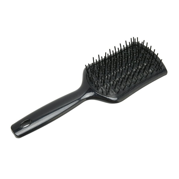 Cepillo de peinado desenredante, cepillo de pelo con ventilación negra Cepillo desenredante con ventilación Cepillo con ventilación Diseñado meticulosamente