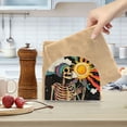 thumbnail image 2 of Yayeee Napkin Holder for Table Kitchen Paper Tissue Organization, Skeleton with Sun, 2 of 8