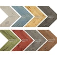 thumbnail image 5 of Ekena Millwork 11"W x 12"H x 3/4"D Vintage Farmhouse 3 1/2" Chevron, Barnwood Decor Collection, Weathered Brown, 5 of 17