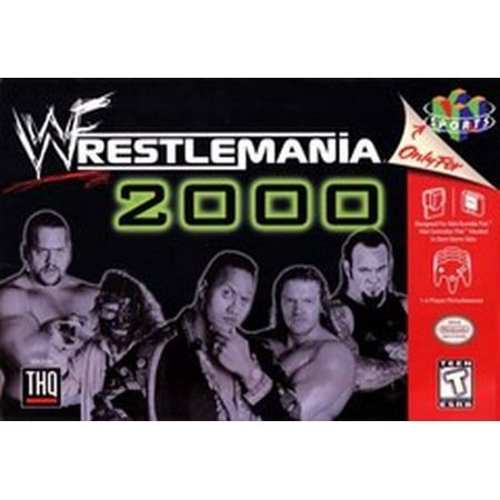Wrestlemania 2000 - N64 (Refurbished) (Best N64 Adventure Games)