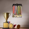 thumbnail image 6 of Medal Chaser Medal Holder Medal Hanger Display Rack Awards Ribbon Hanger Medal Display Wall Mount Tiered Award Rack for All Competition Medals Living Room Bedroom Stadiums Gym, 6 of 7
