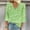 Green, variant on V Neck Womens Tops under $10 3/4 Sleeve Spring Shirt Formal Dressy Casual Green Summer Shirts for Women