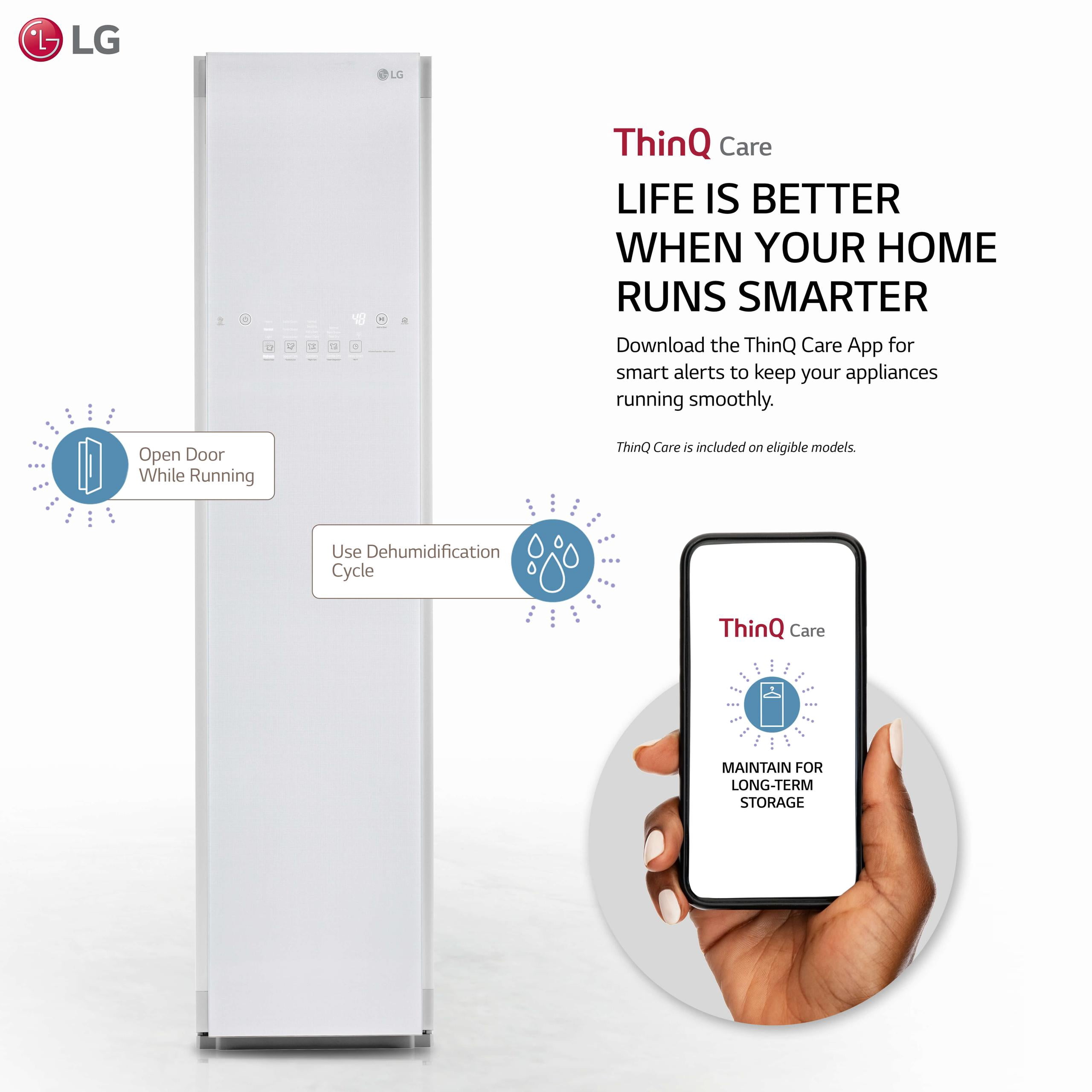 Lg S3wfbn 18" Wide Steam Closet - White