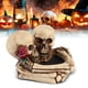thumbnail image 5 of Regalo ideal Estatuilla en forma de esqueleto Cenicero para fumar Bandeja para cenizas Casa embrujada de moda para Halloween ANGGREK Otros, 5 of 8