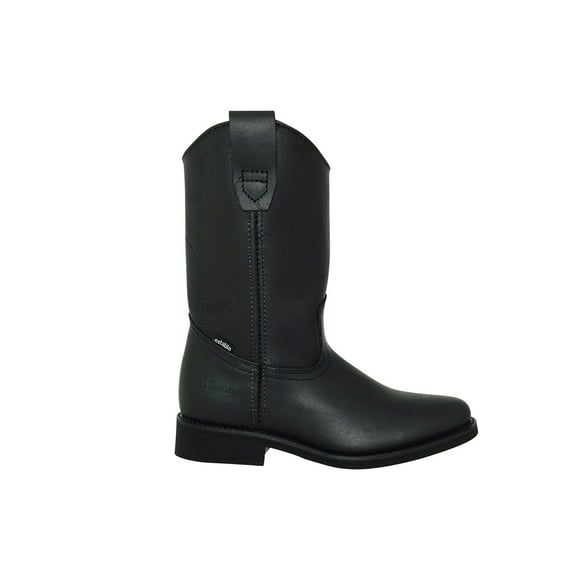 Bota De Trabajo Establo 512 De Piel Con Tacón Caballero Color Negro