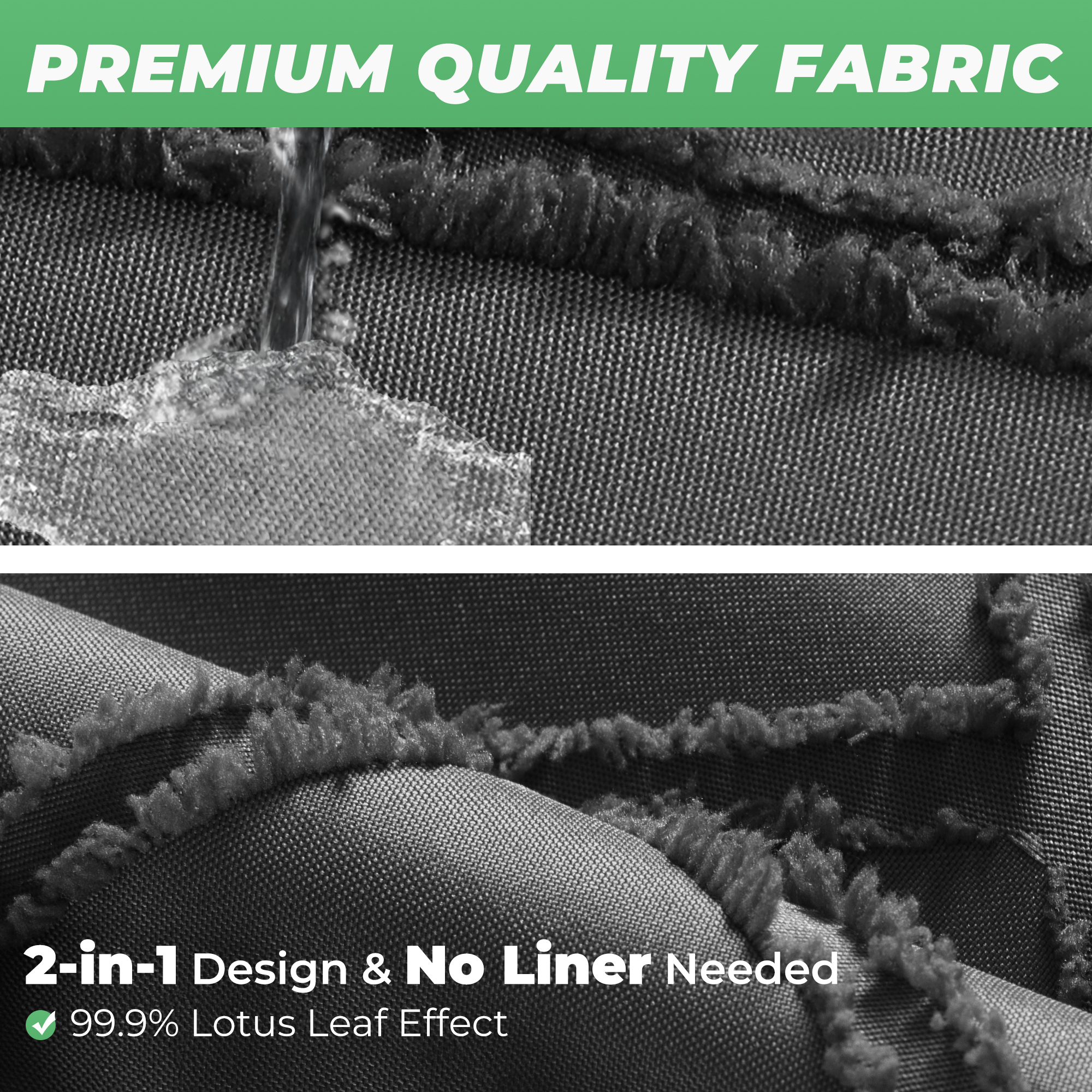 Seasonwood Gray Shower Curtain with Hooks,Extra Long Heavy-Duty Weighted-Hem Fabric Bathroom Curtain,Water-Repellent, Machine-Washable,72"x96"