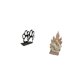 thumbnail image 5 of Organizador De Pañuelos Con Forma De Pata De Perro Y Estatua De Resina De La Sagrada Familia. Elegante Decoración Para El Hogar, Ideal Para La Oficina, El Coche, Cafeterías, Picnics Y Hoteles., 5 of 8