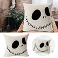 thumbnail image 1 of Halloween Atmosphere Home Sofa Pillow Pattern Printed Linen Cushion Cover, 1 of 4