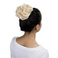 thumbnail image 3 of Messy Extensions de Chignon de Cheveux Scrunchies Morceaux de Cheveux Donut Updo Queue de Cheval pour les Femmes, 3 of 6