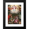 thumbnail image 2 of Hans Caspar Memberger 13x18 Black Modern Framed Museum Art Print Titled - The Transfiguration of Christ on Mount Tabor with the Prophets Elijah and Moses with Saints John, Peter and James, a, 2 of 5